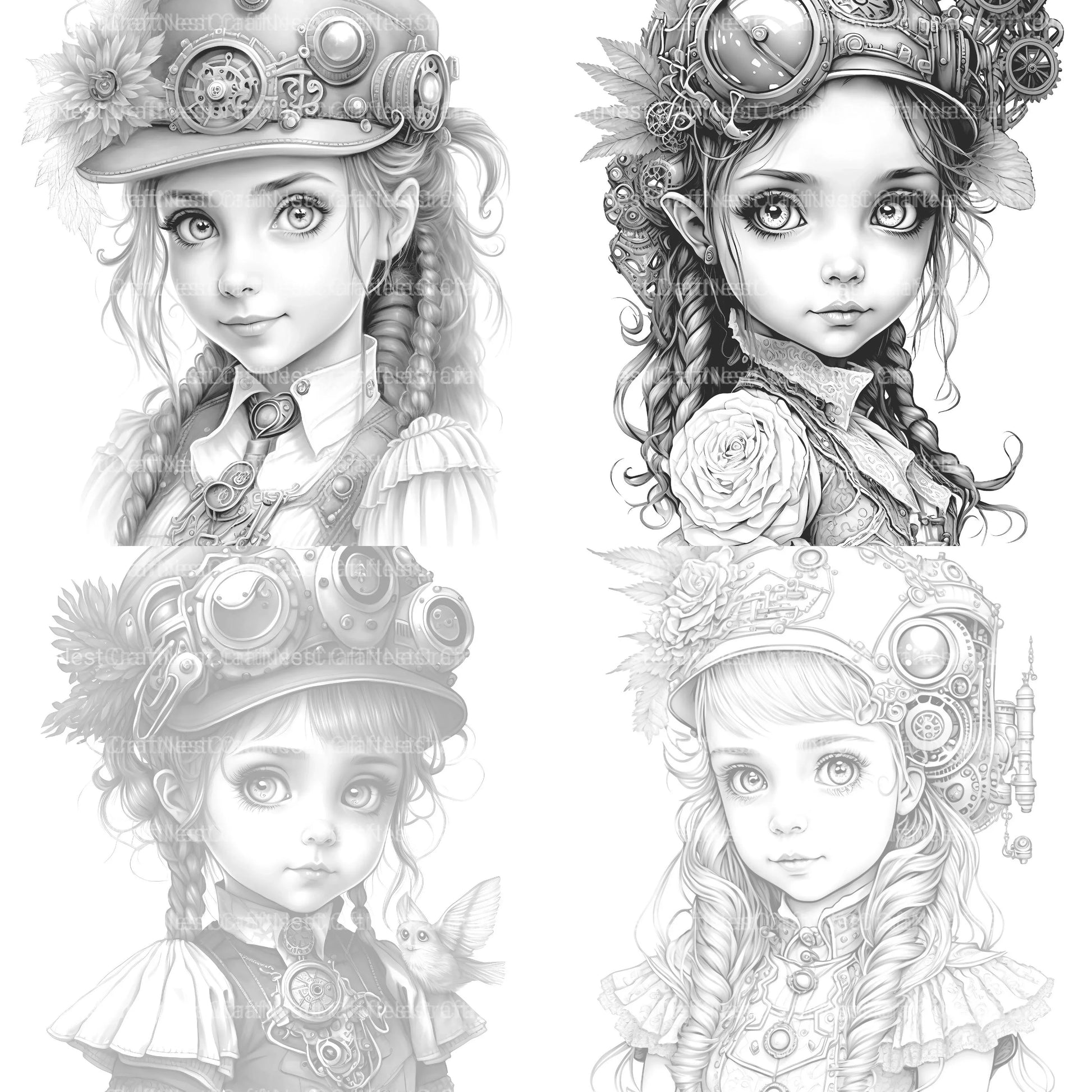 Victorian Boy Coloring Book - CraftNest - Digital Crafting and Art