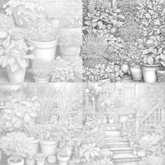 Herb Garden Coloring Book - CraftNest - Digital Crafting and Art