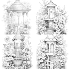 Wishing Well Coloring Book - CraftNest - Digital Crafting and Art