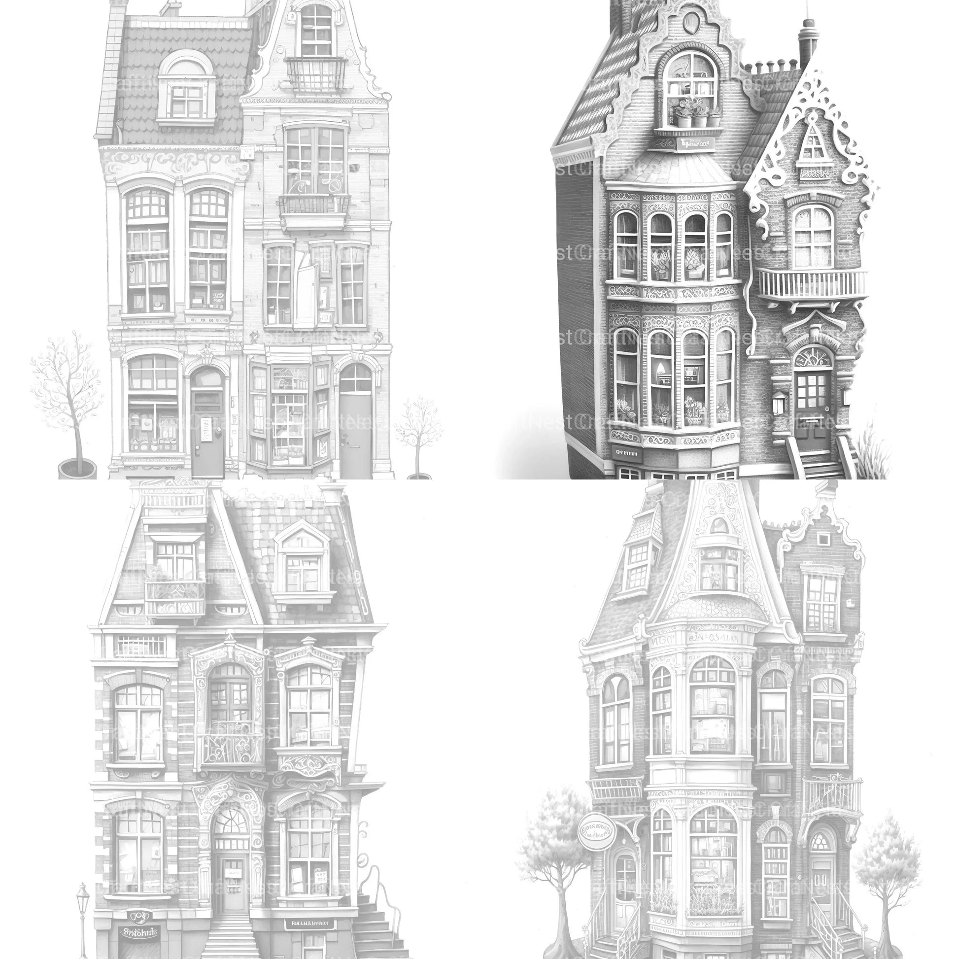 Brazilian Tiny House Coloring Book - CraftNest - Digital Crafting and Art