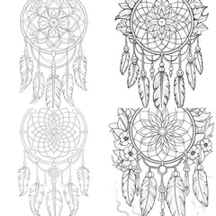 Dreamcatcher Coloring Book - CraftNest - Digital Crafting and Art