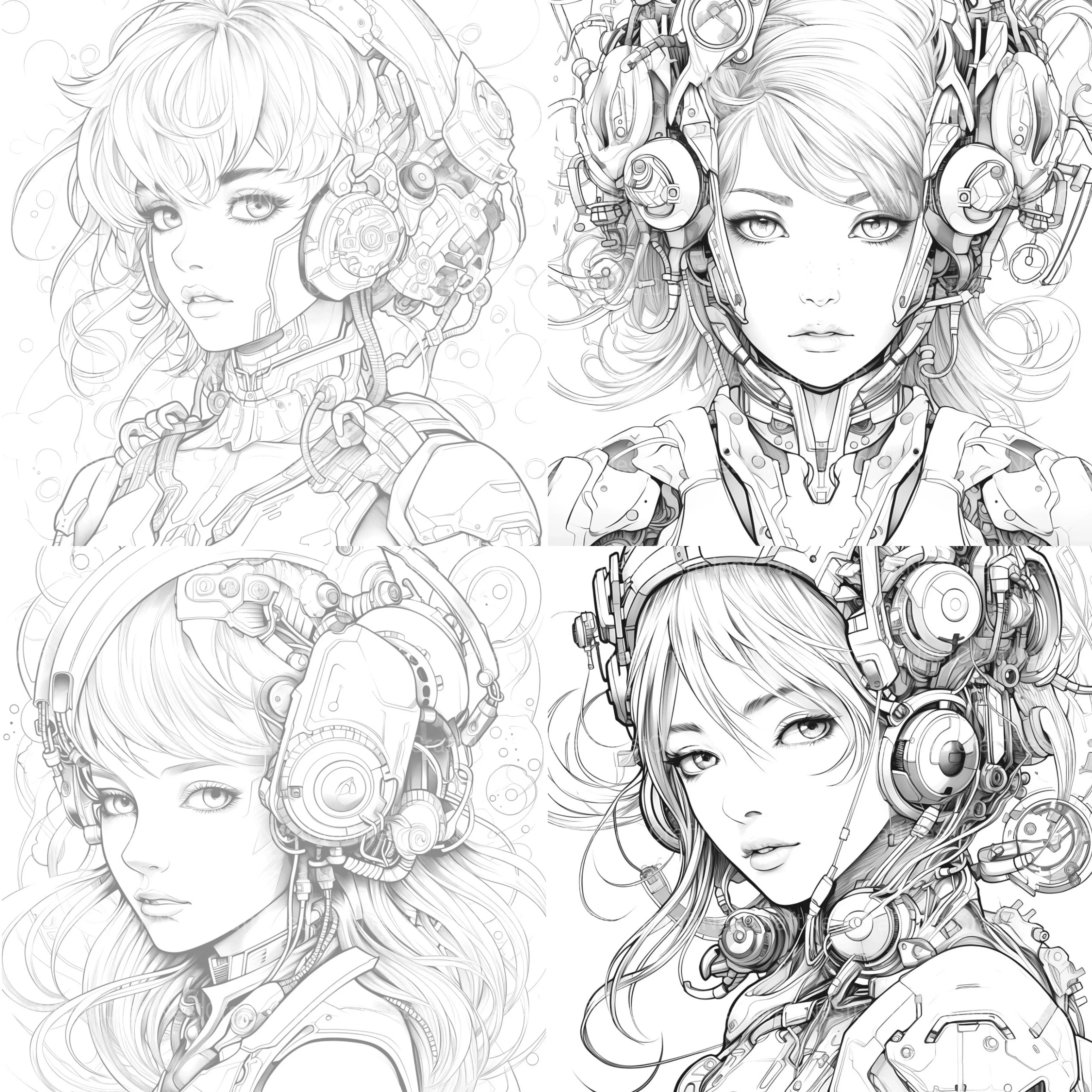 Druid Girl Coloring Book - CraftNest - Digital Crafting and Art