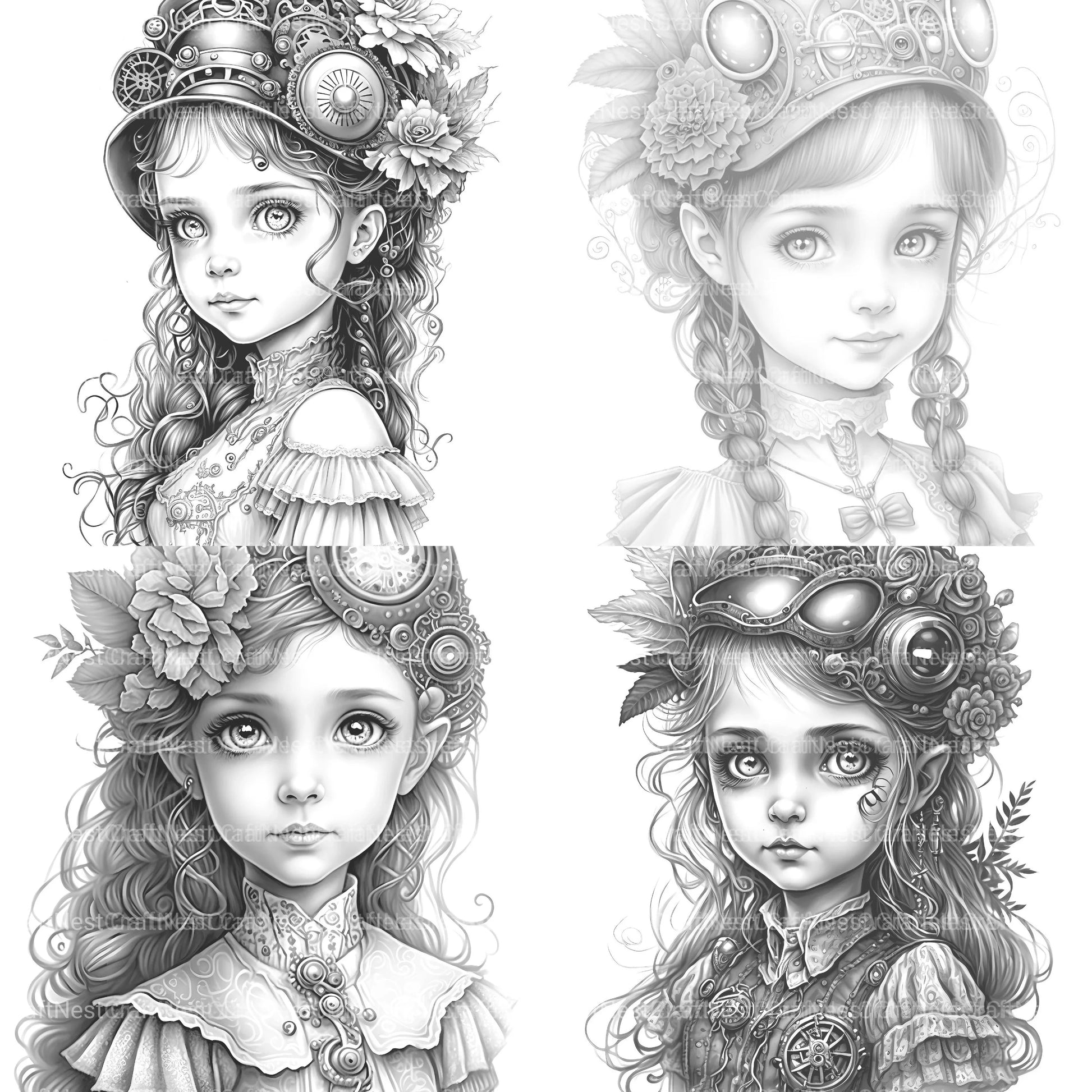 Victorian Boy Coloring Book - CraftNest - Digital Crafting and Art