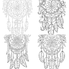 Dreamcatcher Coloring Book - CraftNest - Digital Crafting and Art