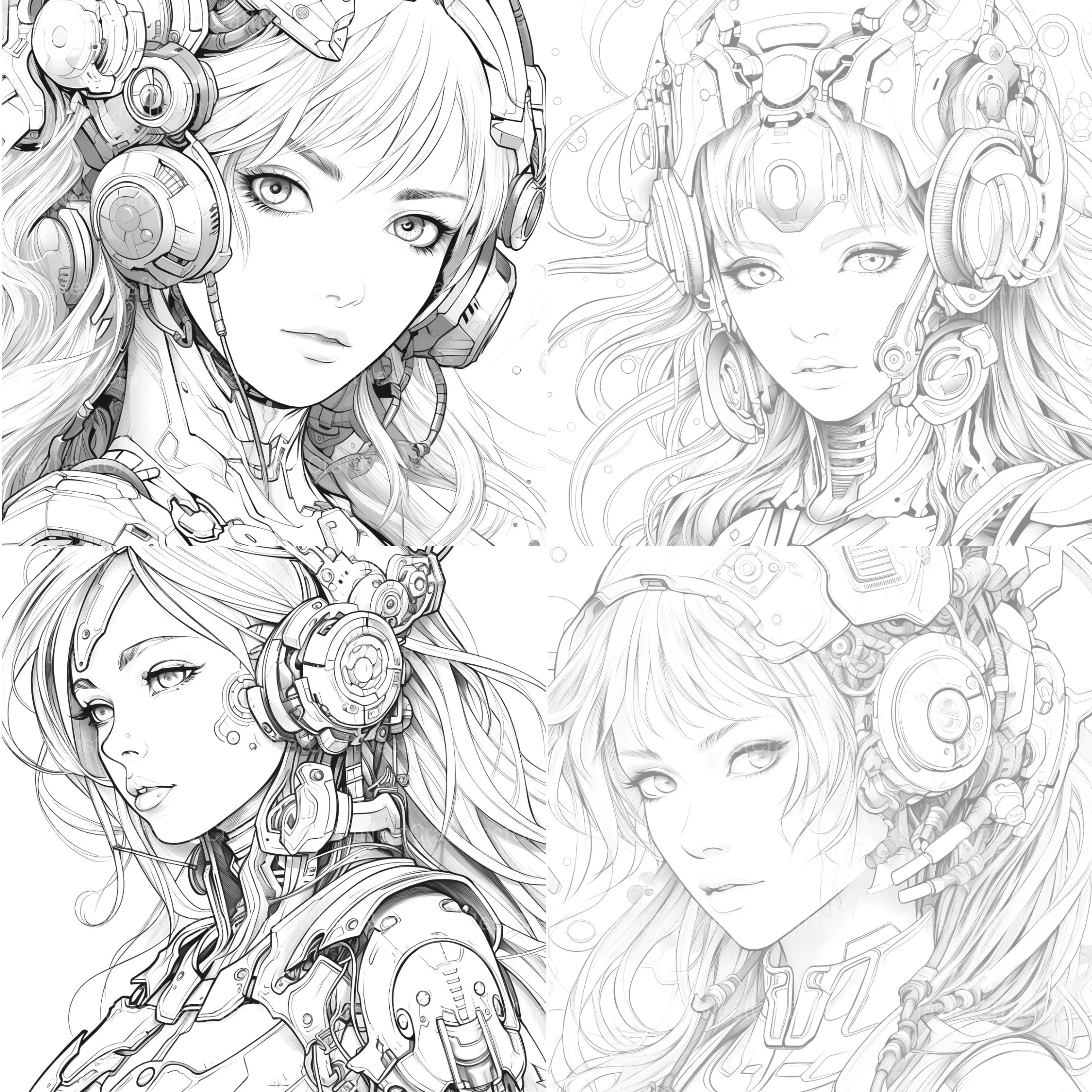 Druid Girl Coloring Book - CraftNest - Digital Crafting and Art