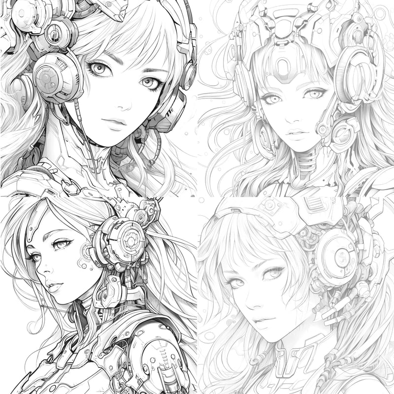 Druid Girl Coloring Book - CraftNest - Digital Crafting and Art