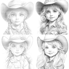 Flower Girl Coloring Book 2 - CraftNest - Digital Crafting and Art