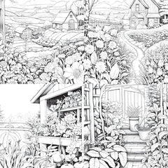 Farmers Garden Coloring Book 2 - CraftNest - Digital Crafting and Art