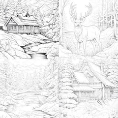 Winterland Coloring Book - CraftNest - Digital Crafting and Art