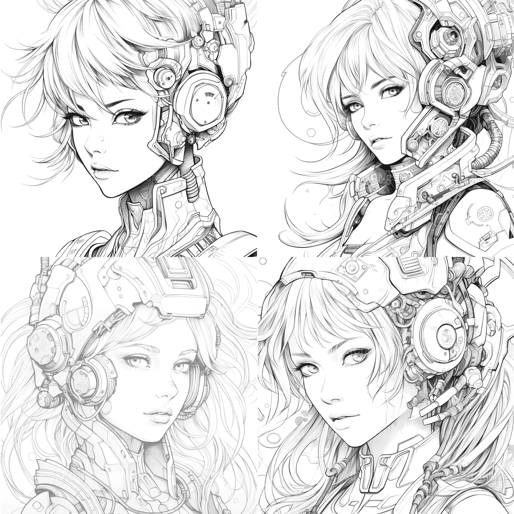 Druid Girl Coloring Book - CraftNest - Digital Crafting and Art