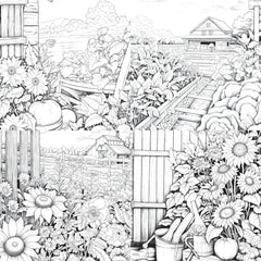 Farmers Garden Coloring Book 2 - CraftNest - Digital Crafting and Art