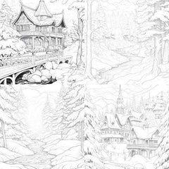 Winterland Coloring Book - CraftNest - Digital Crafting and Art
