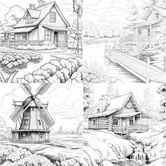 Country Life Coloring Book - CraftNest - Digital Crafting and Art