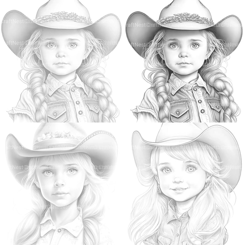 Flower Girl Coloring Book 2 - CraftNest - Digital Crafting and Art