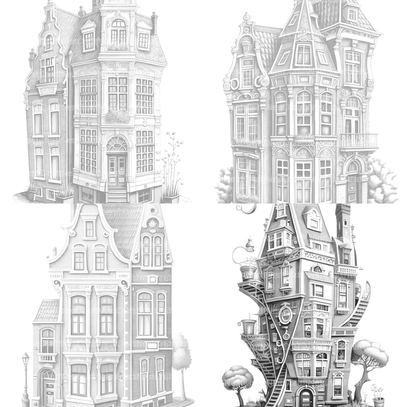 Brazilian Tiny House Coloring Book - CraftNest - Digital Crafting and Art