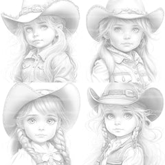 Flower Girl Coloring Book 2 - CraftNest - Digital Crafting and Art