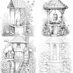Wishing Well Coloring Book - CraftNest - Digital Crafting and Art