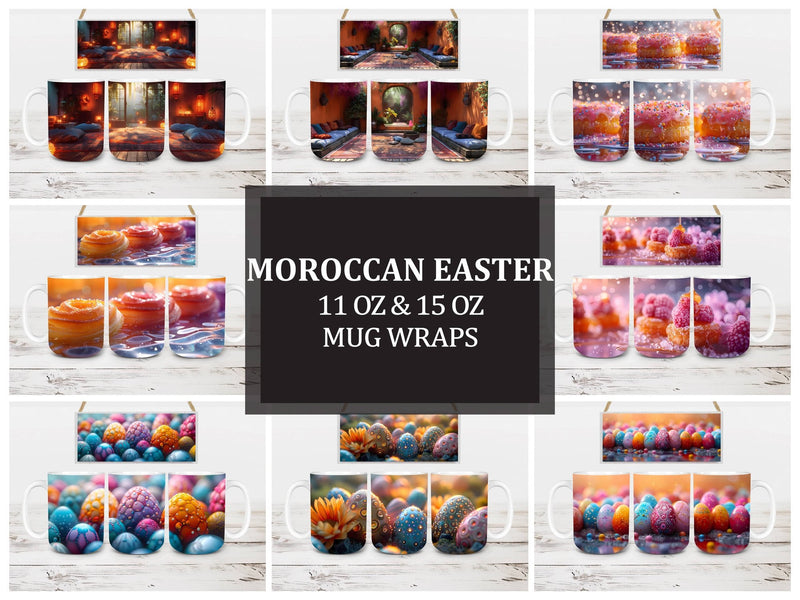 Moroccan Easter 1 Mug Wrap - CraftNest