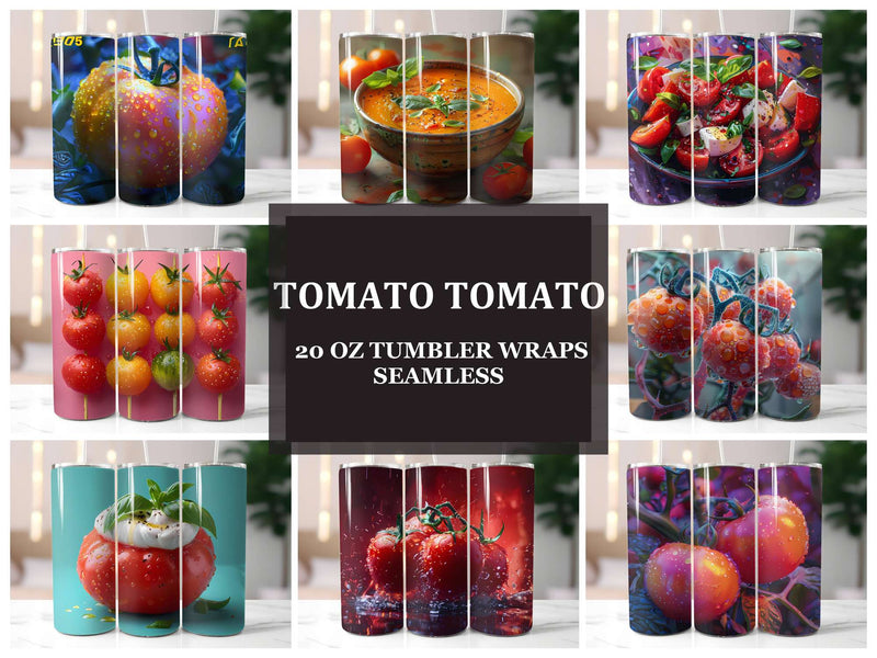 Tomato 4 Tumbler Wrap - CraftNest - Digital Crafting and Art