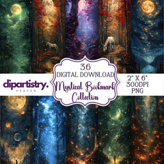 Mystical Bookmarks Junk Journal Pages - CraftNest - Digital Crafting and Art