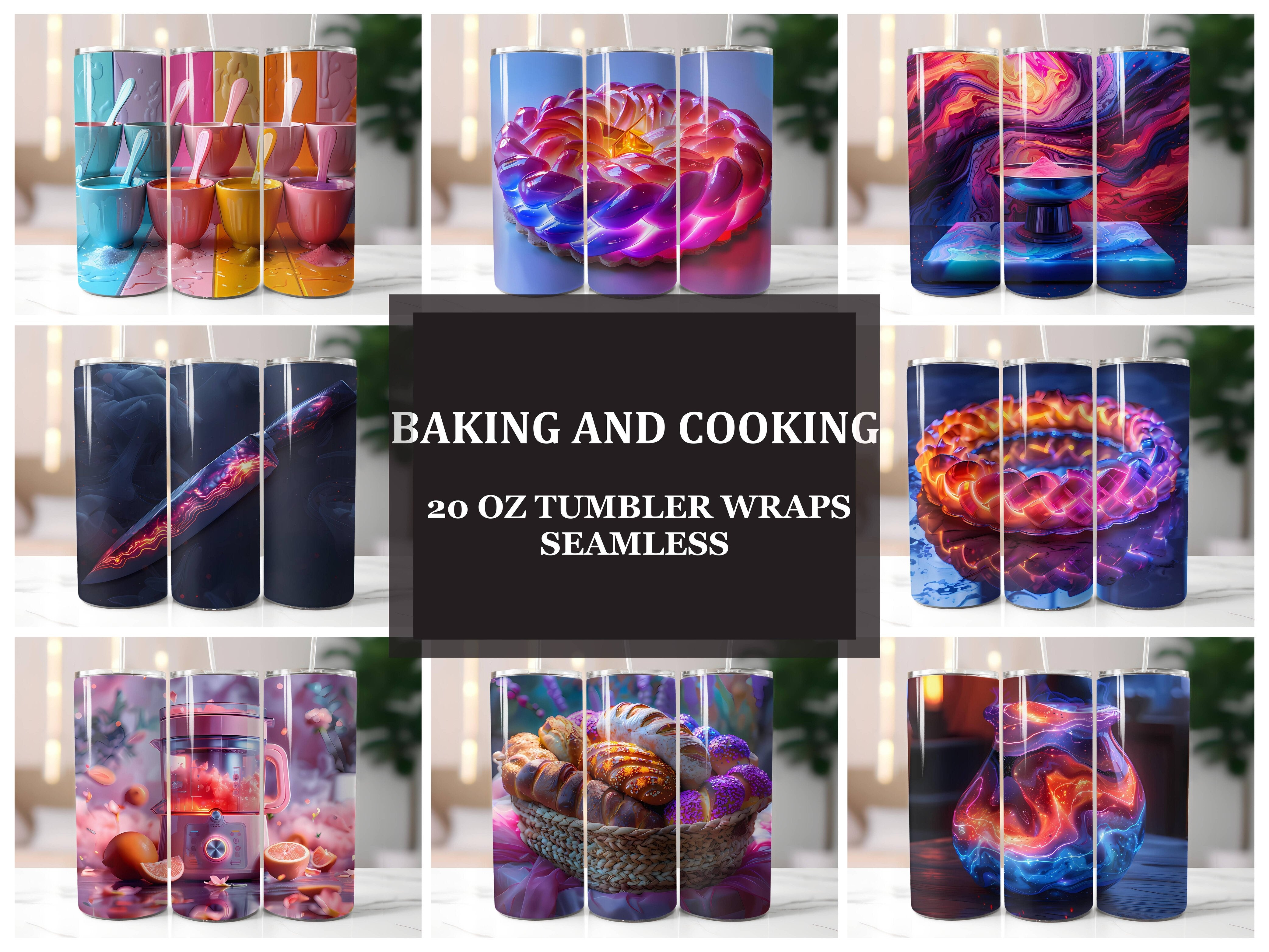 Baking and Cooking 6 Tumbler Wrap - CraftNest - Digital Crafting and Art