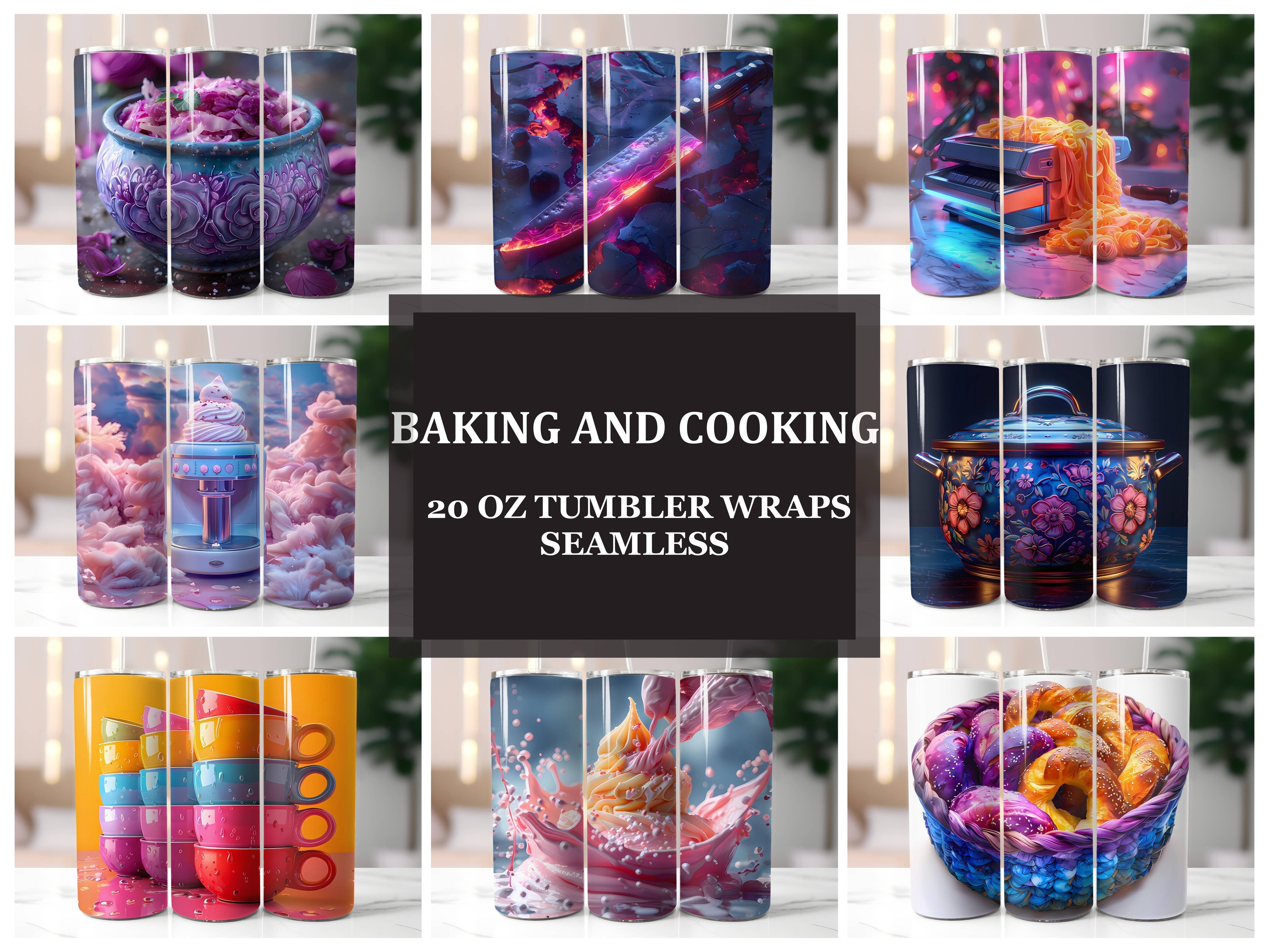 Baking and Cooking 5 Tumbler Wrap - CraftNest - Digital Crafting and Art