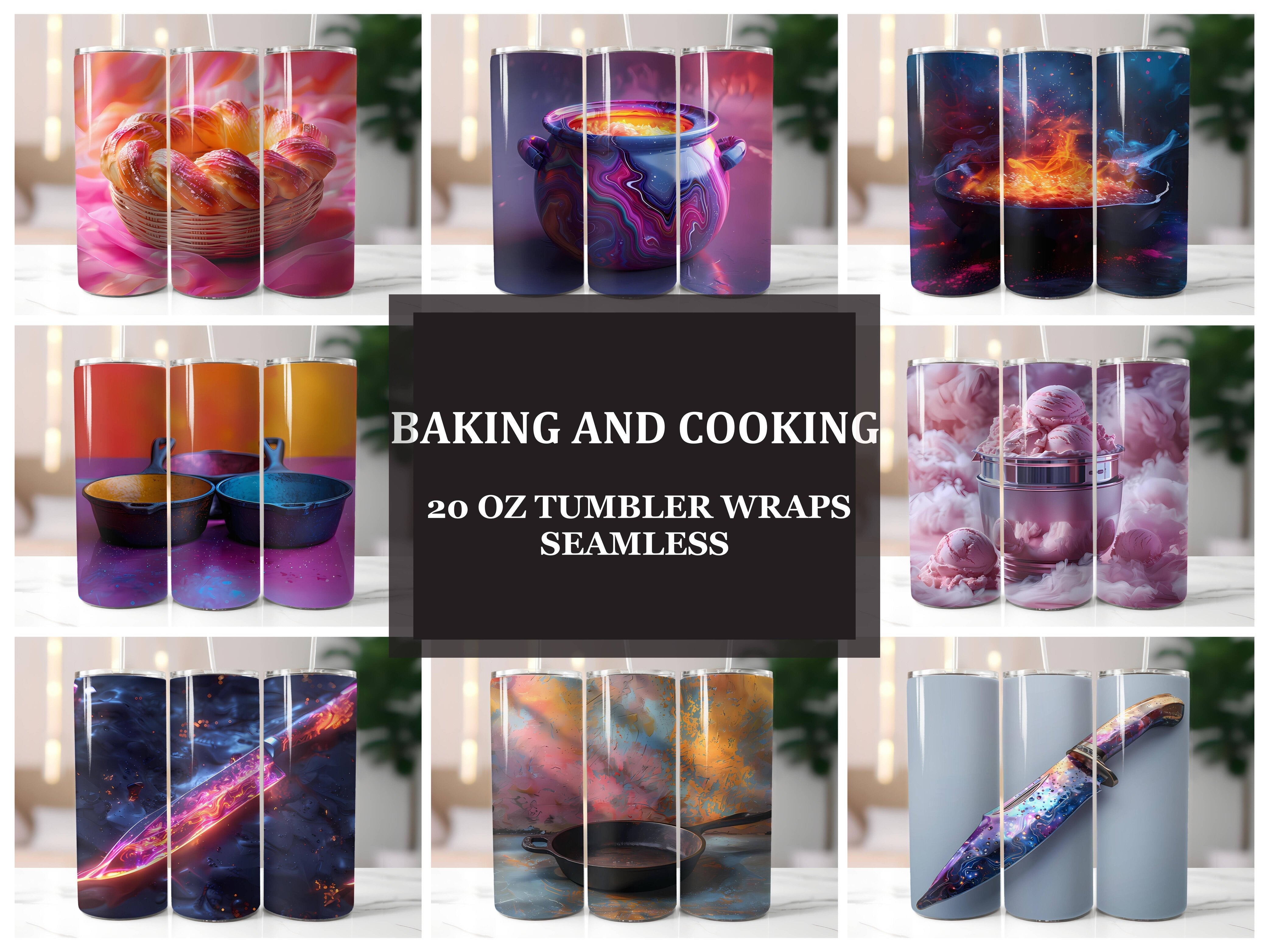 Baking and Cooking 4 Tumbler Wrap - CraftNest - Digital Crafting and Art