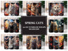 Spring Cats 2 Tumbler Wrap