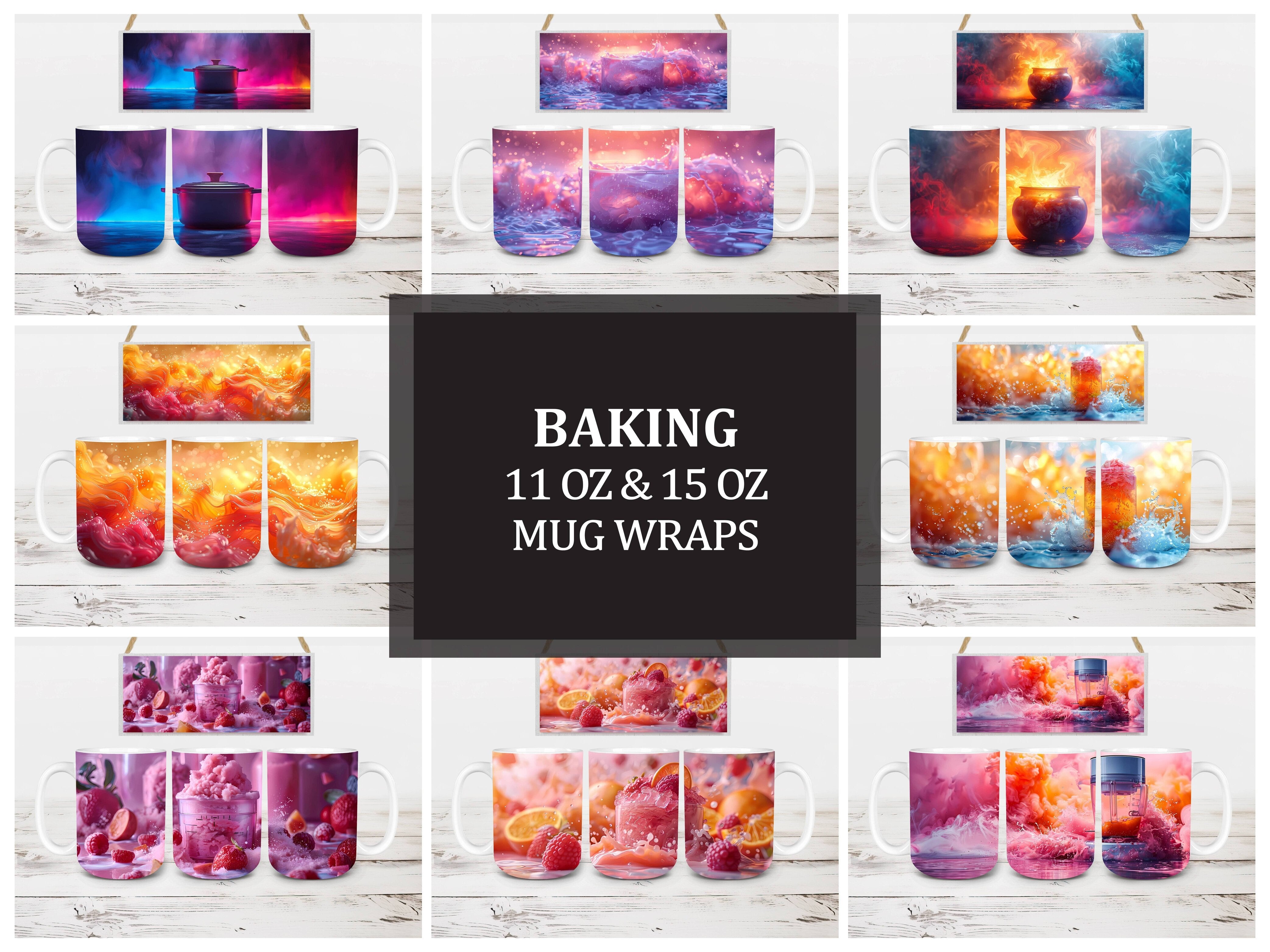 Baking 4 Mug Wrap - CraftNest - Digital Crafting and Art