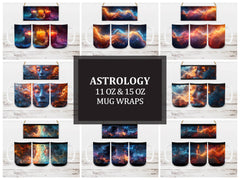 Astrology 2 Mug Wrap - CraftNest - Digital Crafting and Art