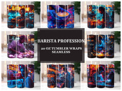 Barista Profession 5 Tumbler Wrap - CraftNest - Digital Crafting and Art
