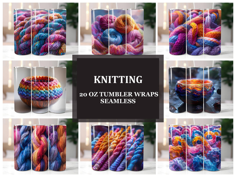 Knitting 5 Tumbler Wrap - CraftNest - Digital Crafting and Art