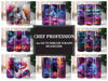 Chef Profession 3 Tumbler Wrap