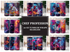 Chef Profession 4 Tumbler Wrap - CraftNest - Digital Crafting and Art