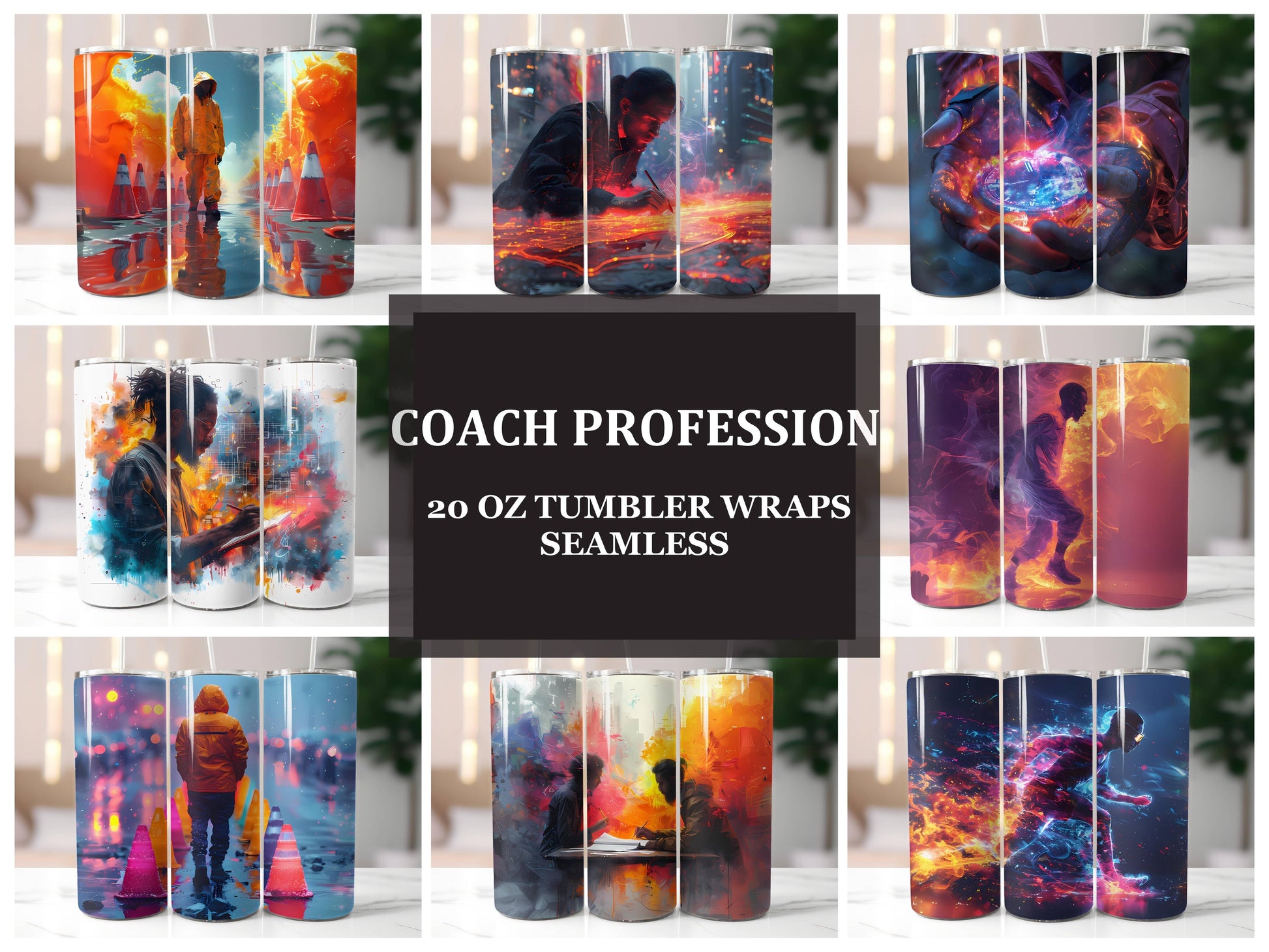 Coach Profession 1 Tumbler Wrap - CraftNest - Digital Crafting and Art