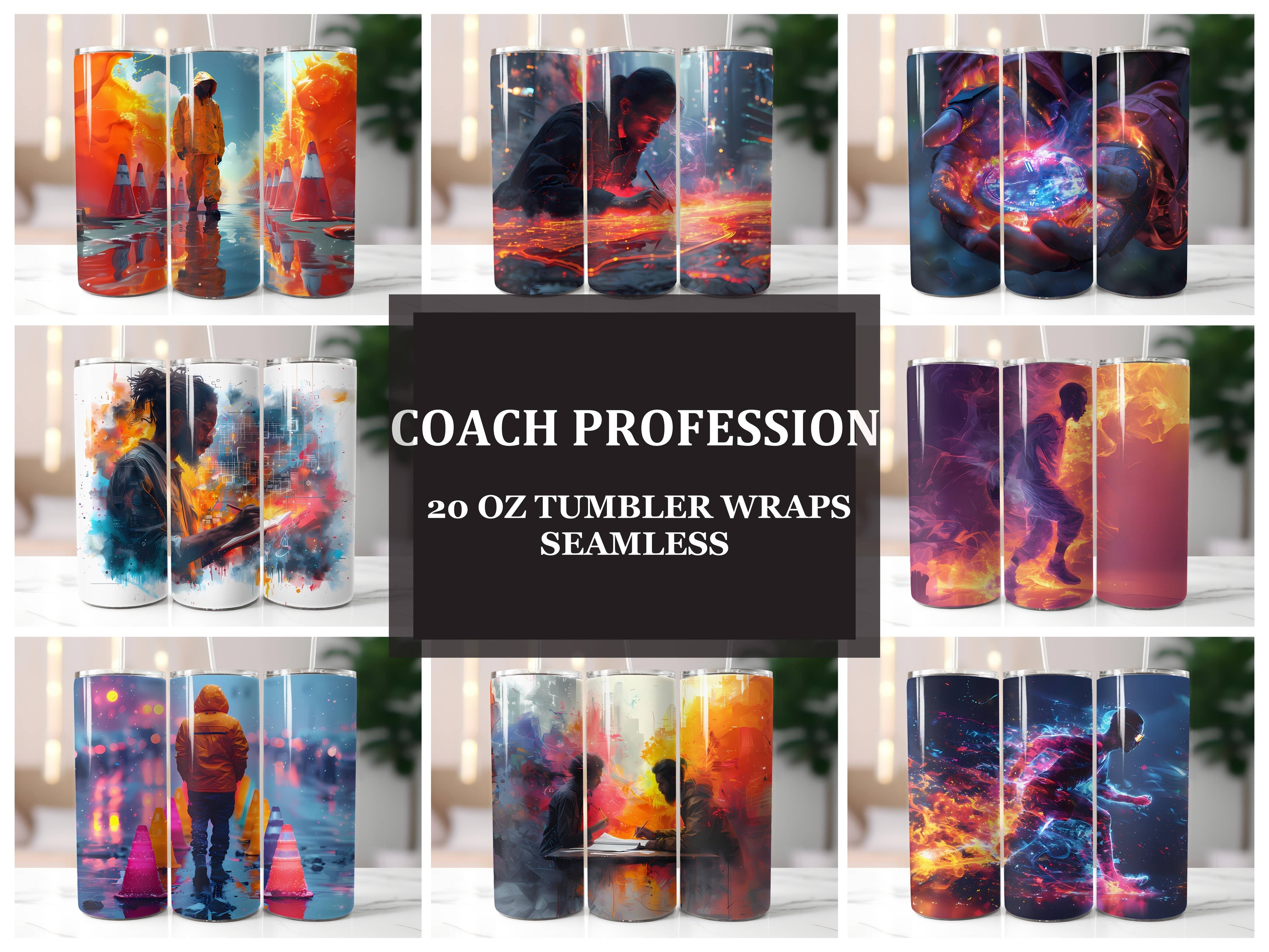 Coach Profession 1 Tumbler Wrap - CraftNest - Digital Crafting and Art