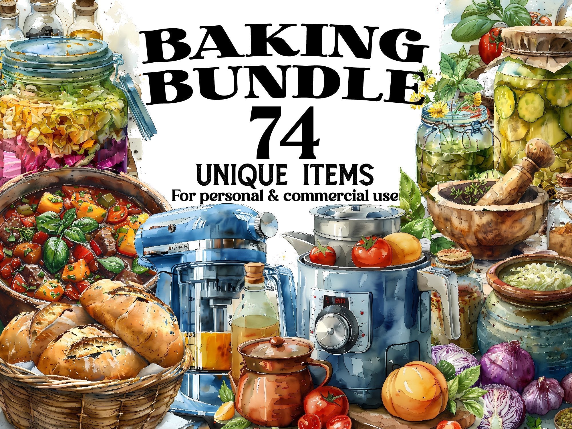 Baking Clipart - CraftNest - Digital Crafting and Art