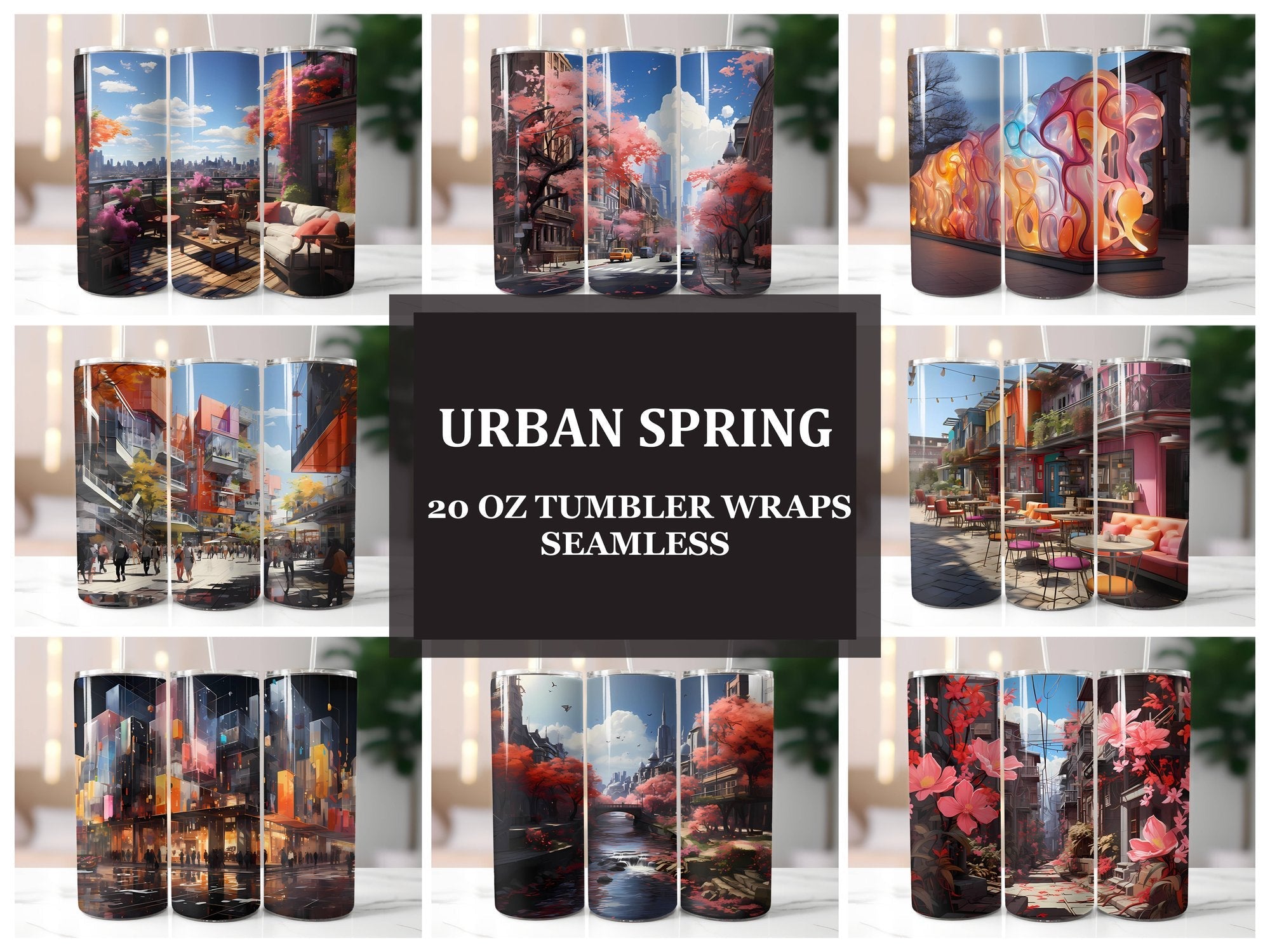 Urban Spring 1 Tumbler Wrap - CraftNest