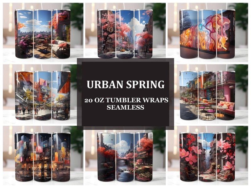Urban Spring 1 Tumbler Wrap - CraftNest