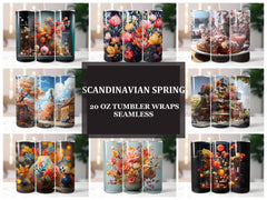 Scandinavian Spring 3 Tumbler Wrap - CraftNest