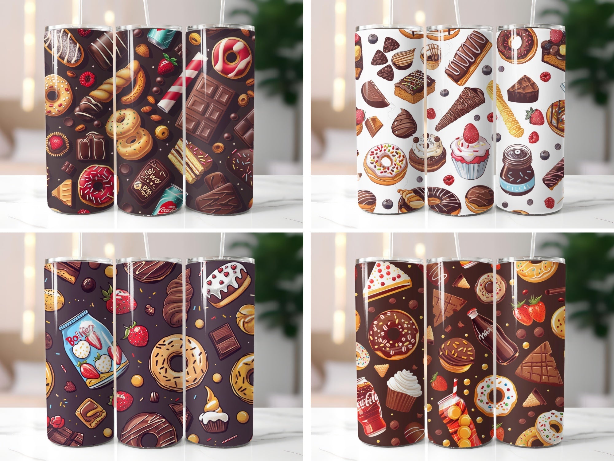 Sweet Treats Tumbler Wrap - CraftNest - Digital Crafting and Art