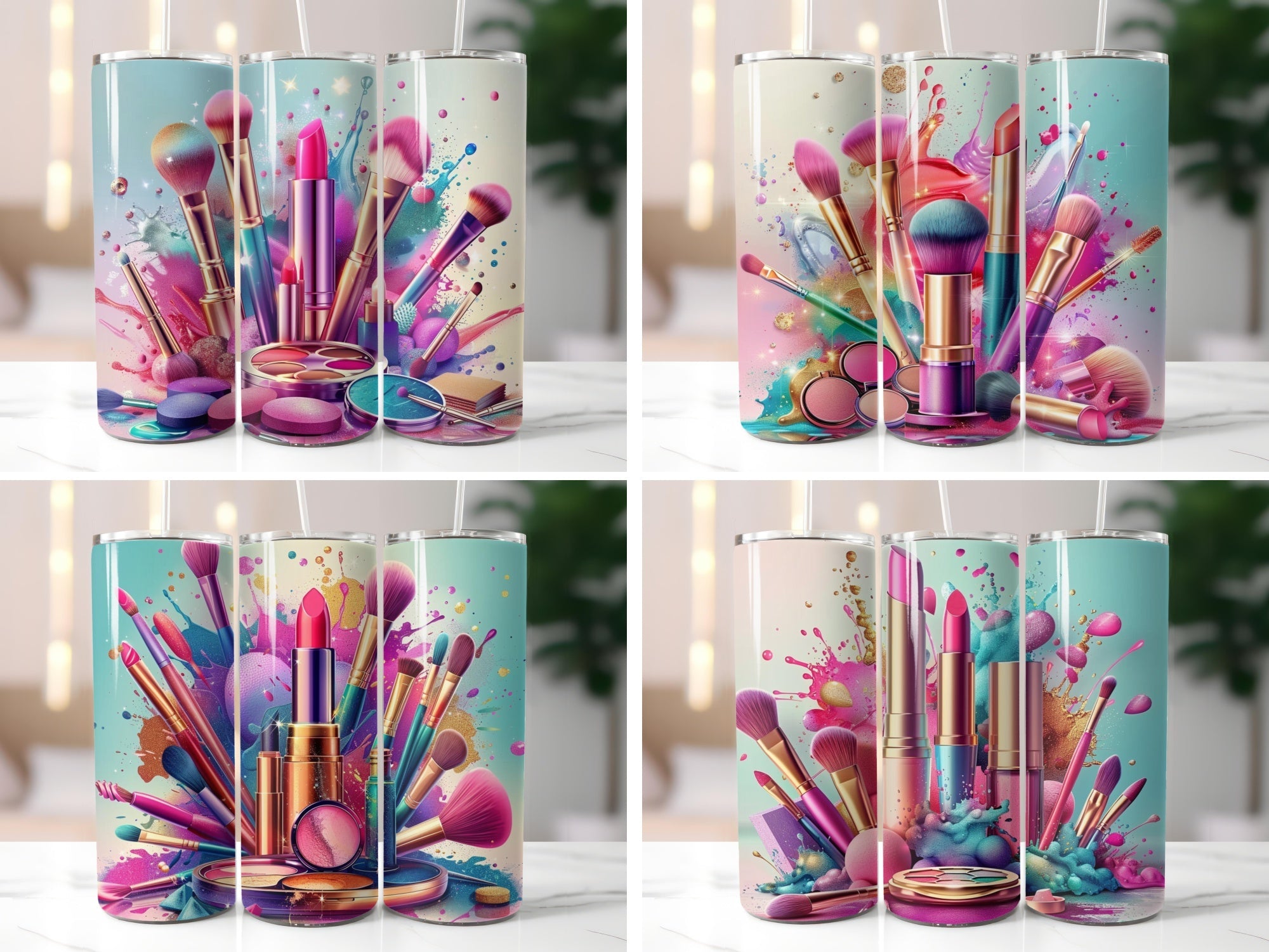 Glamorous Tumbler Wrap - CraftNest - Digital Crafting and Art
