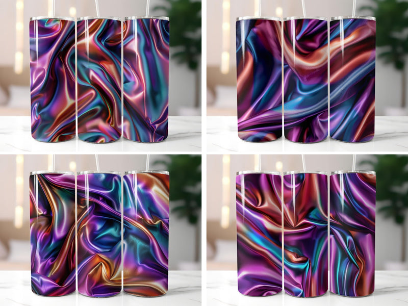 Iridescent Fabric Tumbler Wrap - CraftNest - Digital Crafting and Art