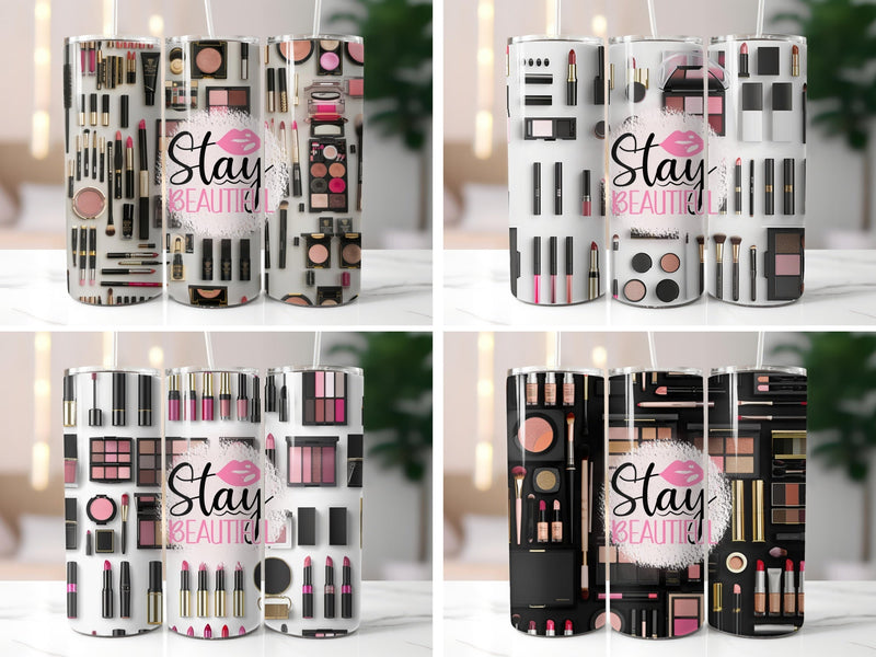 Stay Beautiful Tumbler Wrap - CraftNest - Digital Crafting and Art