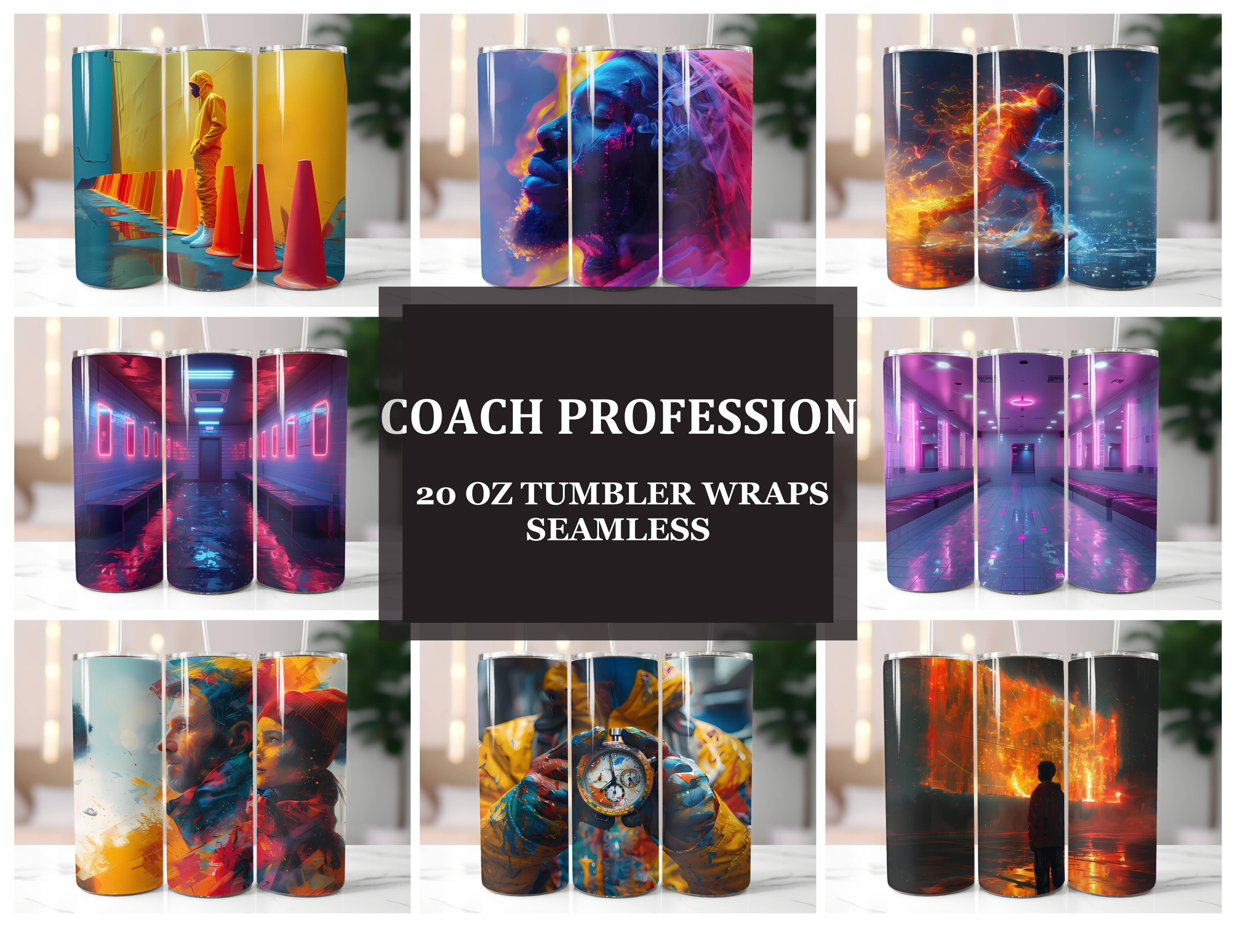 Coach Profession 2 Tumbler Wrap - CraftNest - Digital Crafting and Art
