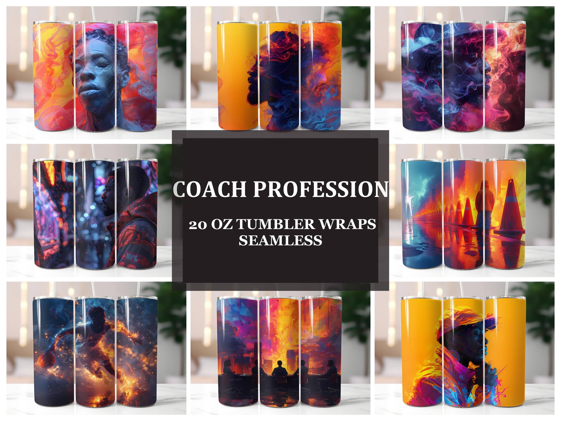 Coach Profession 3 Tumbler Wrap - CraftNest - Digital Crafting and Art