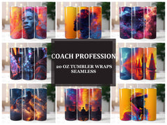 Coach Profession 3 Tumbler Wrap - CraftNest - Digital Crafting and Art