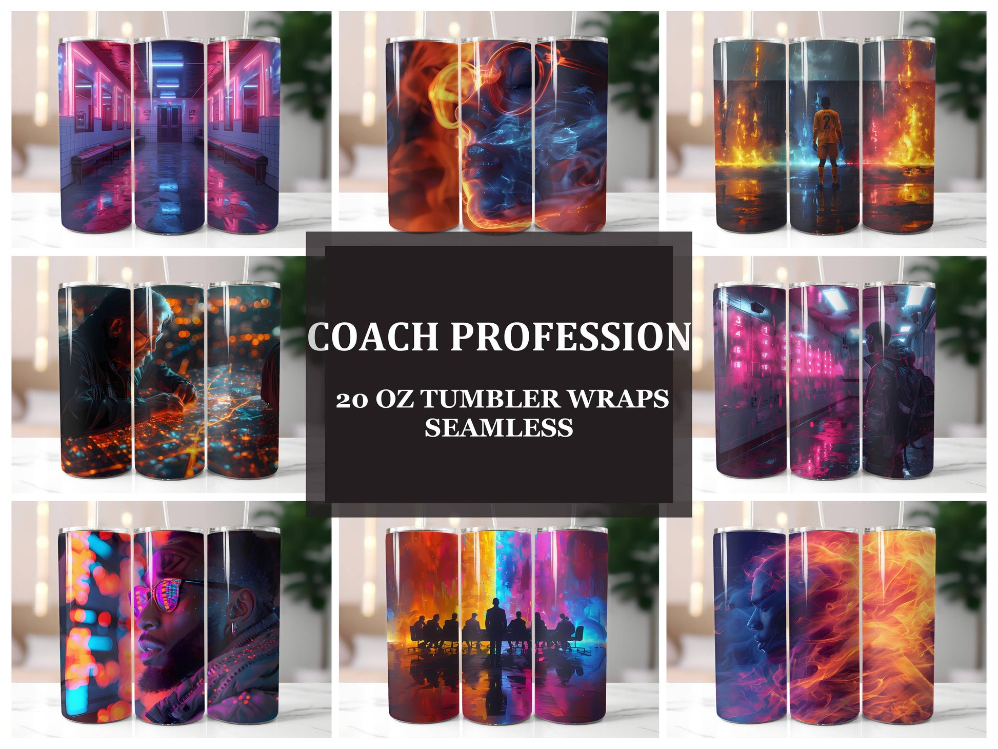 Coach Profession 4 Tumbler Wrap - CraftNest - Digital Crafting and Art