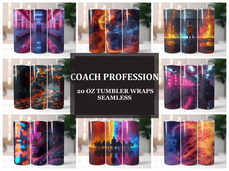 Coach Profession 4 Tumbler Wrap - CraftNest - Digital Crafting and Art