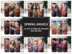 Spring Angels 3 Tumbler Wrap - CraftNest